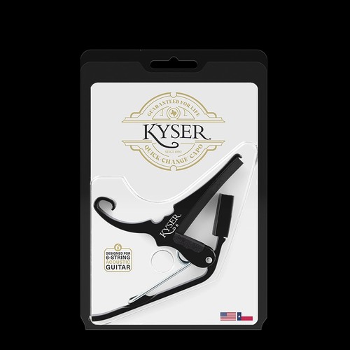 Kyser quick change capo black - kyser,